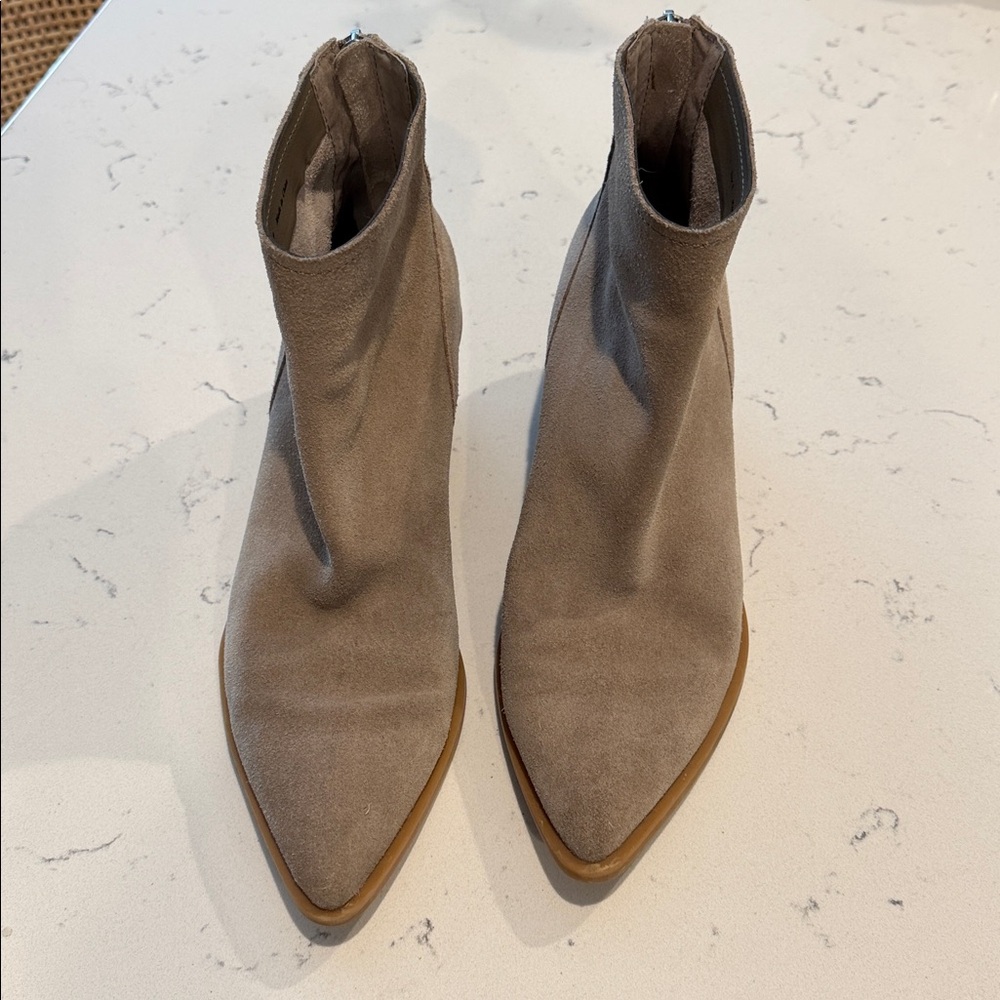 Dolce Vita Taupe Ankle Booties